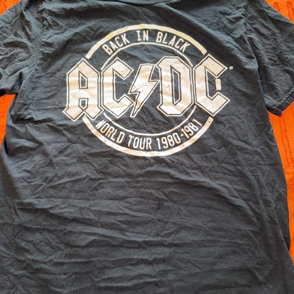 AC/DC Black Tour Tee - Short Sleeve